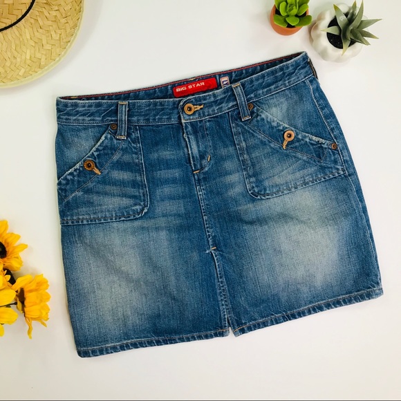 Big Star Dresses & Skirts - [Big Star] 'Lynn' Denim Skirt Size 6/28
